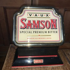 Original Vaux Samson Ale Pump Light  Sunderland Pub Memorabilia Breweriana