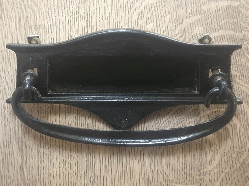 Edwardian letter plate with - letter,