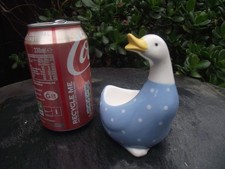 Ceramic blue white polka - &, dot