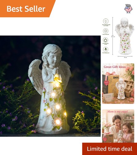 Versatile solar angel ornament - versatile,