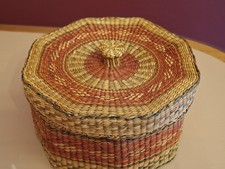 Vintage Hand Woven Octagon 8