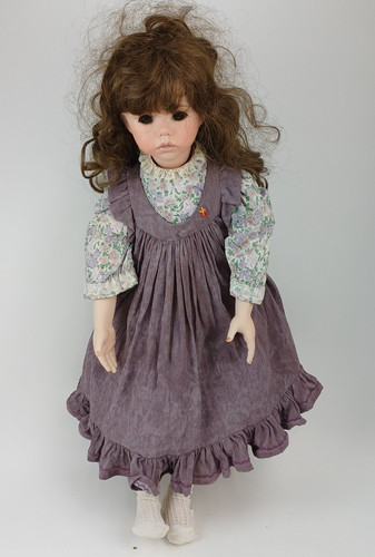 Porcelain doll hilary - porcelain,