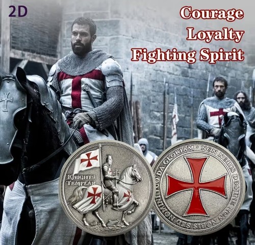 Knights templar crusader coin - templar,