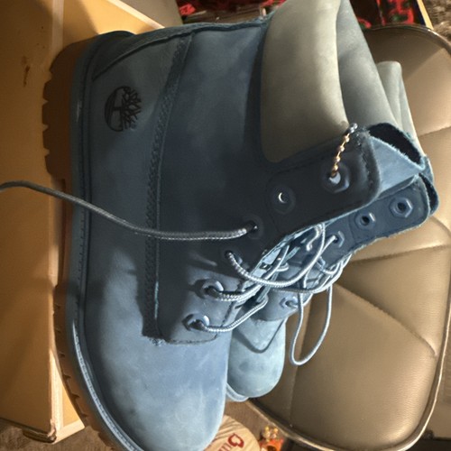 Baby blue timberland - blue, boots