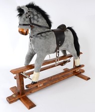 Beautifully handmade rocking horse MARS DAPPLE GREY from MJMARK Swinging HORSE
