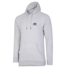 Mens Umbro Hoodie Hooded Top Sweatshirt Jumper Hoody Sweater Jacket - Grey