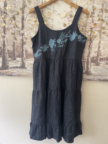 Next linen blend embroidered - next,