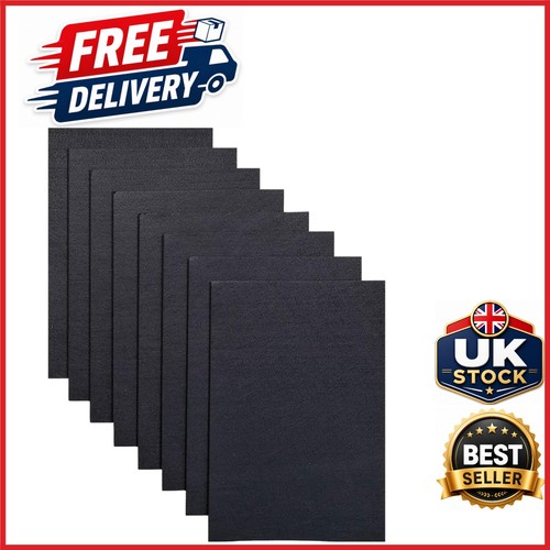 Pcs black felt fabric - 8,