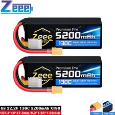 2x Zeee 5200mAh 6S Lipo