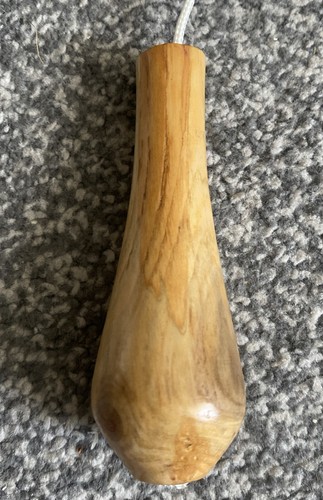 Handturned wooden light - wooden,