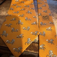 Brand New Hermes Men 100% Silk