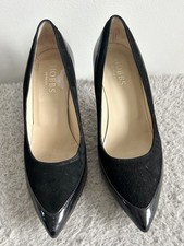 Hobbs Black Suede & Patent