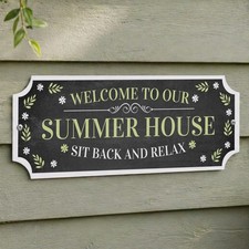 Garden Sign Welcome To The