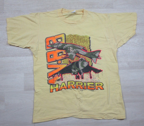 Vintage 80s harrier jet - 80s, av-8b