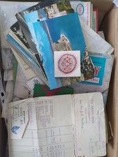 Job Lot of 3+ kg Vintage Ephemera; Maps, Prints, Cards. Resell or Crafting