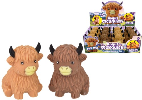 Squishy highland cow plush toy - squishy,