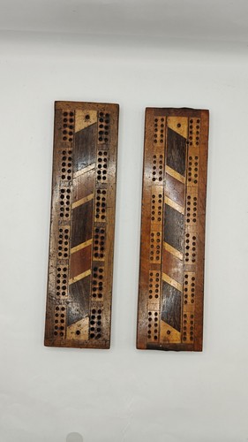 Antique victorian inlaid wood - inlaid,