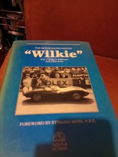 Large Hardback Book About The Motor Racing Legend WILKIE In Great Condition