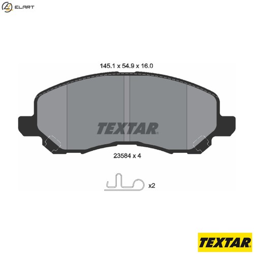 Brake pad set disc - pad,
