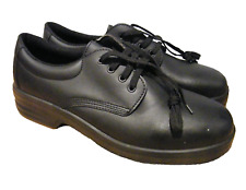 Mens Work Shoes Black Derby Steel Cap Safeway Professional Lace Up Size 11/46