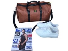 Mens leather duffle - mens,