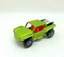 Matchbox Superfast 13b Baja Buggy, Metallic Green, Black Exhausts, VG Condition