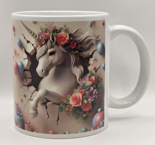 Silver hair unicorn - hair, with