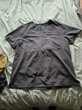 Unisex Figs Scrub Set Grey XXL Scrub Top And Cargo Pants