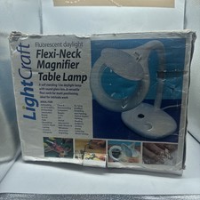 Lightcraft LC8093LED LED Table Magnifier Lamp Working 
