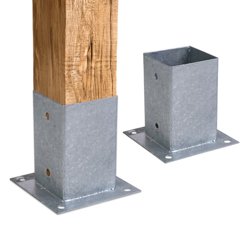 Post shoe hot dip - shoe, galvanised