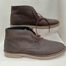 MENS FAUX SUEDE LACE UP CHUKKA