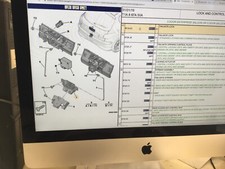 GENUINE peugeot 206 REAR tailgate LATCH CATCH striker 871951  406 estate