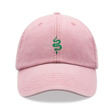 Snake Baseball Cap Vintage Washed Unisex Dad Hat Serpent Reptile Animal Funny