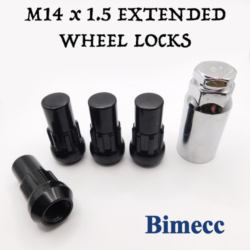 Locking wheel nuts m14x1 - nuts, m14x1.5