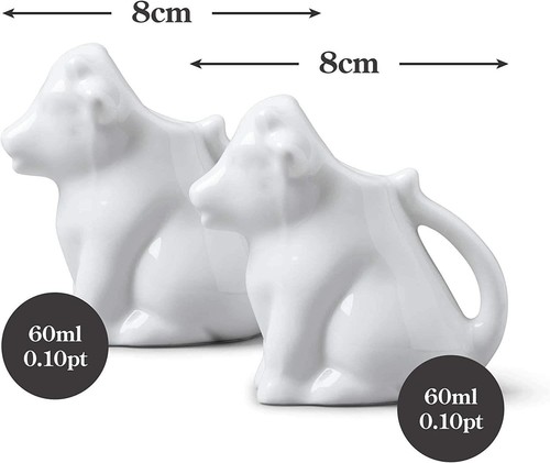 Porcelain white cow milk - cow,
