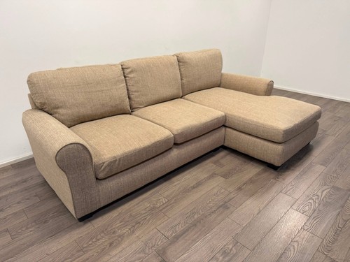 Lisbon beige fabric - right, hand