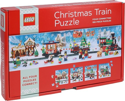 Lego christmas train puzzle - lego,
