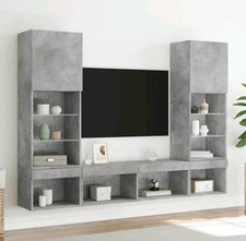 5PC TV Wall Units Media