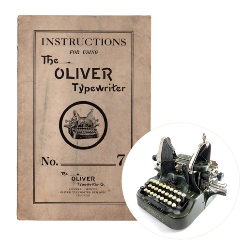 Oliver 7 typewriter - oliver,
