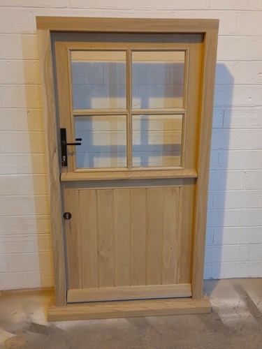Solid oak stable door - solid,