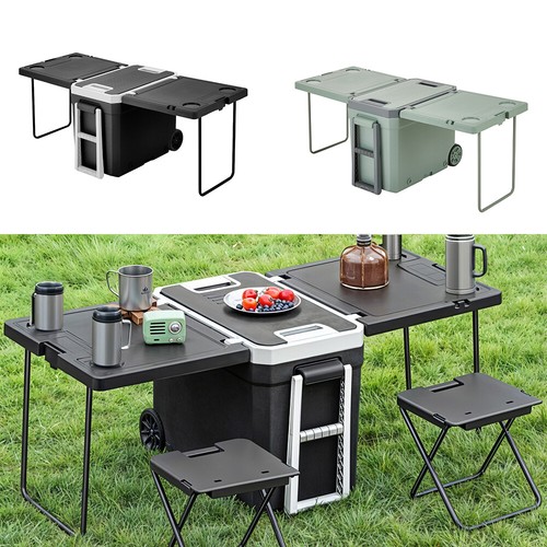 Rolling 32l cooler box picnic - 32l,