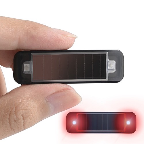 Led solar powered car dummy - car,