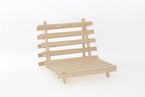 Wooden futon sofa bed - wooden,