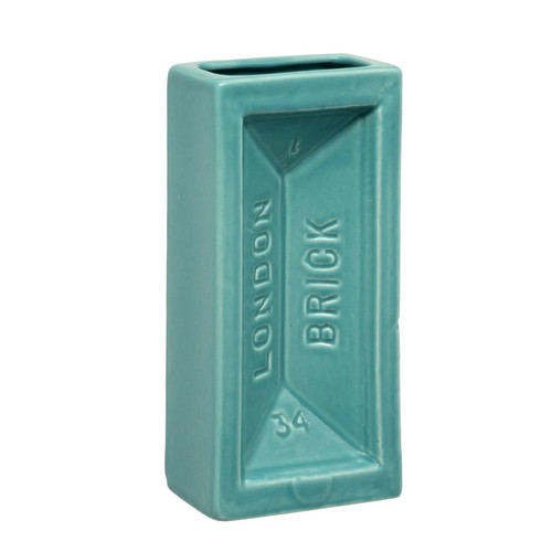 London brick vase turquoise - vase, in