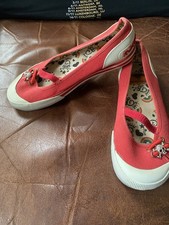 Rocket Dog Slip On Canvas Sneakers Size UK3 In Great Condition 