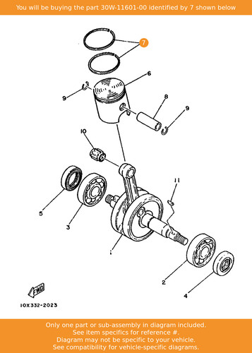 Yamaha piston ring set - yamaha,