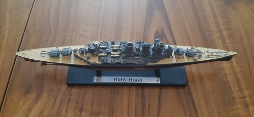 Hms hood scale model - model, stand