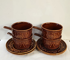 Tams Soup Bowls And Saucers X 4
