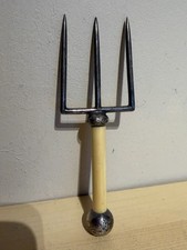 Antique Bread Fork  faux bone