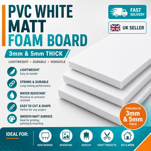 Pvc white matt - white,